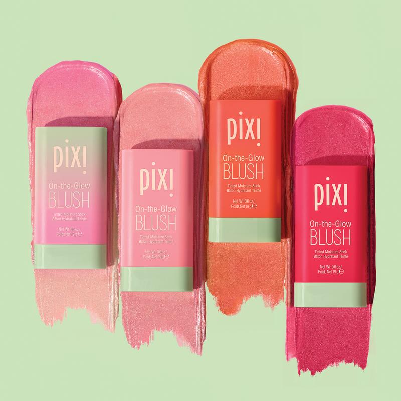 Pixi On-the-Glow Blush Stick - Tinted Moisture with Aloe Vera & Ginseng for Natural-Looking Flush Lightweight & Moisturizing Makeup 19g Easy Stick Form for On-the-Go Touch-ups Hydrating