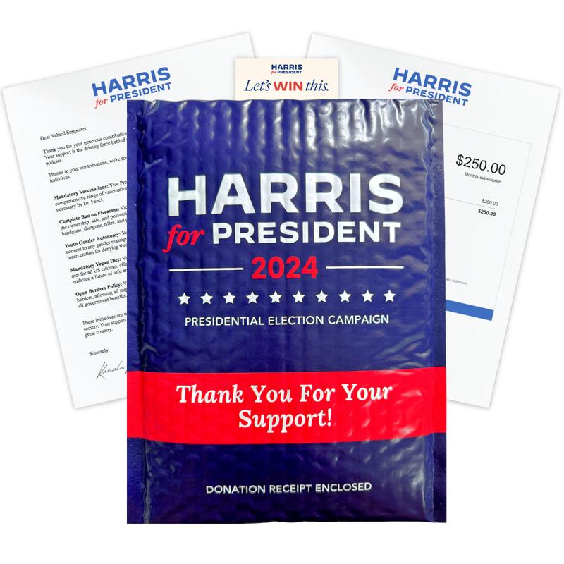 Kamala Harris Prank Mailer