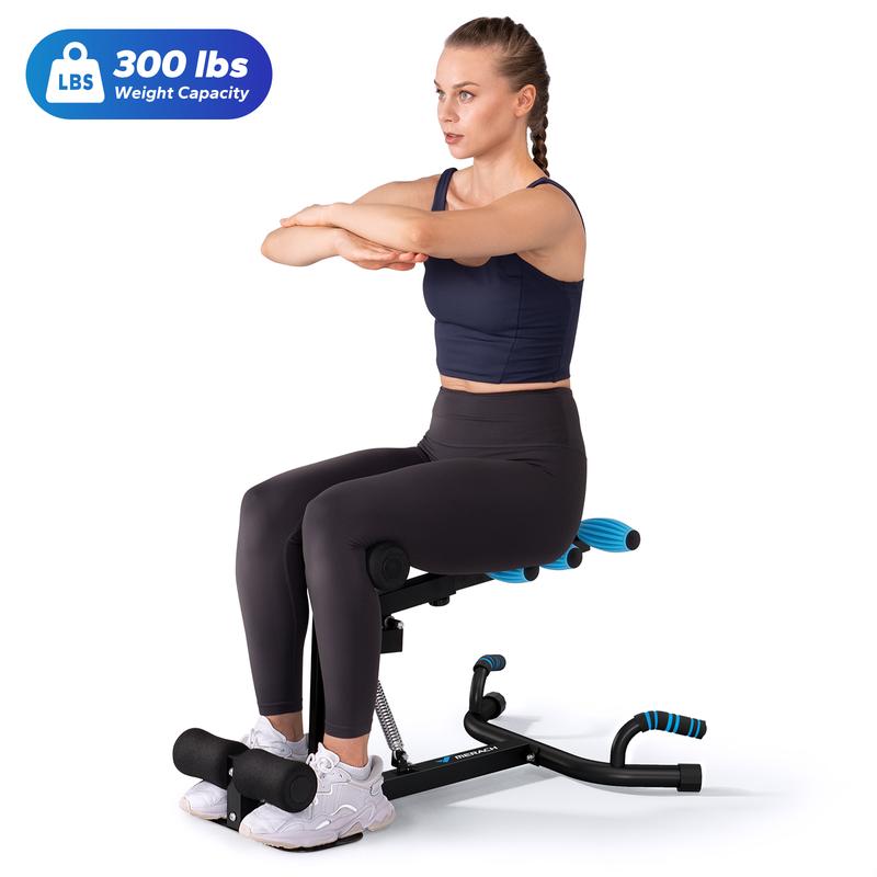 Merach Deep Squat Machine, Multi Level Adjustable Structure With 300Lbs Weight Capacity, Versatile Gear For Abs Glutes Legs Arms Shaping, Practical Sit Up Push Up Workout Tools, Fitness Equipment For Daily Home Gym Workouts