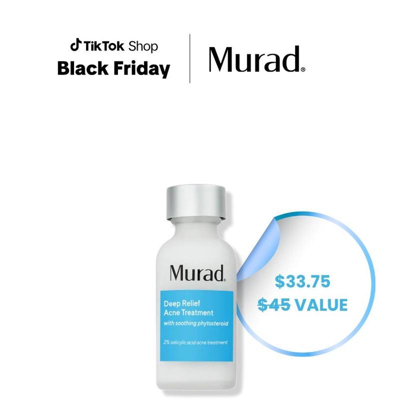Murad Deep Relief Acne Treatment with 2% Salicylic Acid & Phytosteroid Technology for Severe Acne Healing & Skin Repair