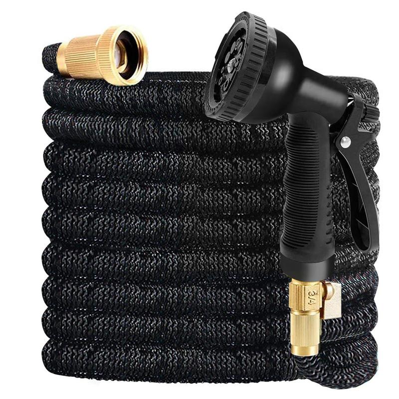 ãspotlight dayã100ã75ã50FT Expandable Garden Hose,Heavy Duty Superior Strength,4 -Layer durable collapsible Latex Core,Extra Strong Brass Connectors ,lightweight flexible water hose