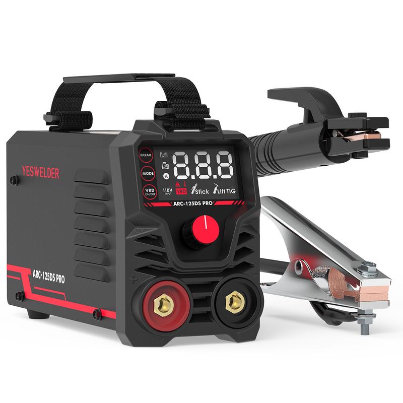 YESWELDER ARC-125DS-PRO 125Amp 110V Mini Stick Welder - DC IGBT Inverter MMA Digital Welding Machine, Tools with Hot Start, Arc Force, Anti-Stick fathersdaygift