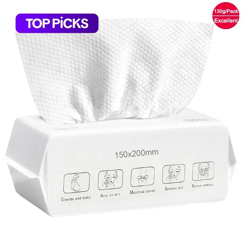 Disposable Face Towels, 1/2/4/6/8/10 Packs Face Towelettes for Washing & Drying, Soft Dry Wipes Facial Tissue for Travel, Camping, Home Hand Wipes and Other Outdoor Activities Use, Napkin，Korean Facial Cleansing Cloths