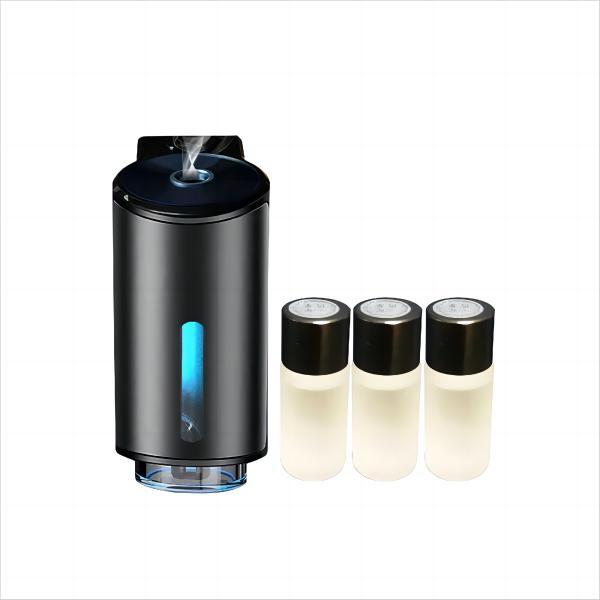 Car Air Fresheners,Contains 3*10ML Natural Perfume,Three Adjustable Concentration Scent Levels With Light, Smart Startup,Automatic Shut Down, USB Rechargeable Lasts 45 Days,Portable Waterless Car Diffuser,Improved Version