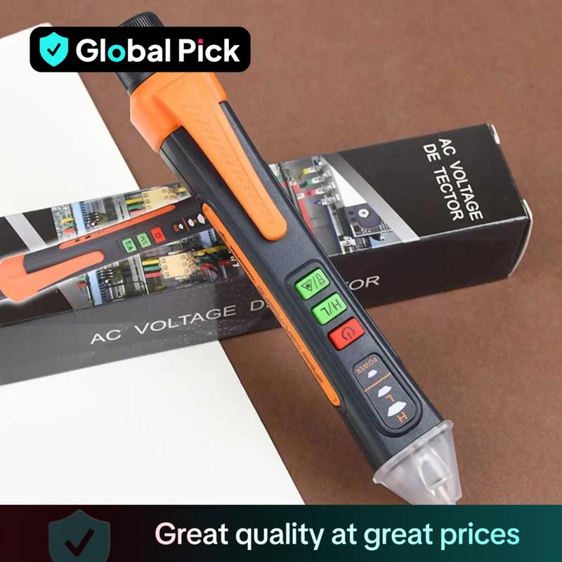 Non-Contact Voltage Tester, 12-1000V AC Electric Tester Pen, Circuit Breaker Finder, Power Circuit Tester, Electric Indicator Wall Tool with Flashlight and Buzzer, Voltage Check Tool #GLOBAL PICKS