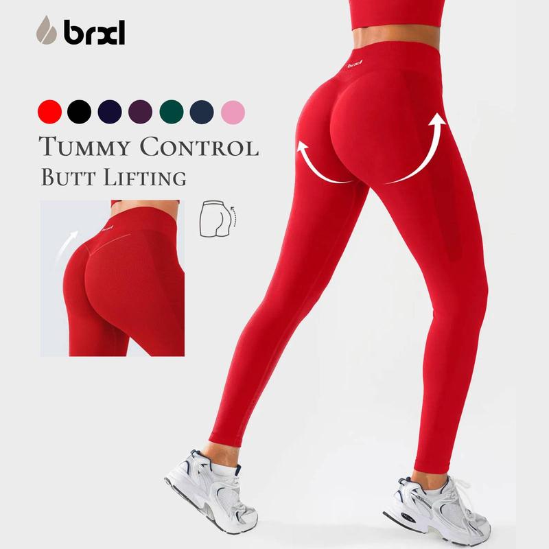 BRXL Lycra Fabric Butt Lifting No Front Seam High-Waisted Breathable Yoga Pants Tummy Control Seamless Gym Running Leggings #Parati #GymWorkout #TikTokMadeMeBuyIt #outdoorfun #Summervibes #beachoutfit-1