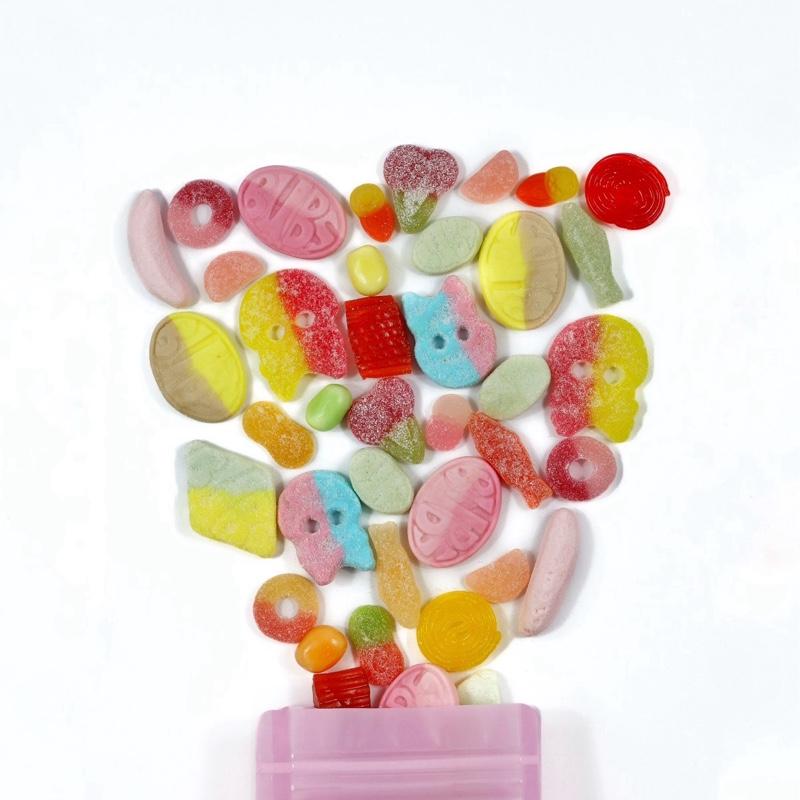 Bubs & Swedish Candy Sweet/Sour Mix 1/2 lb Snack Bonbon