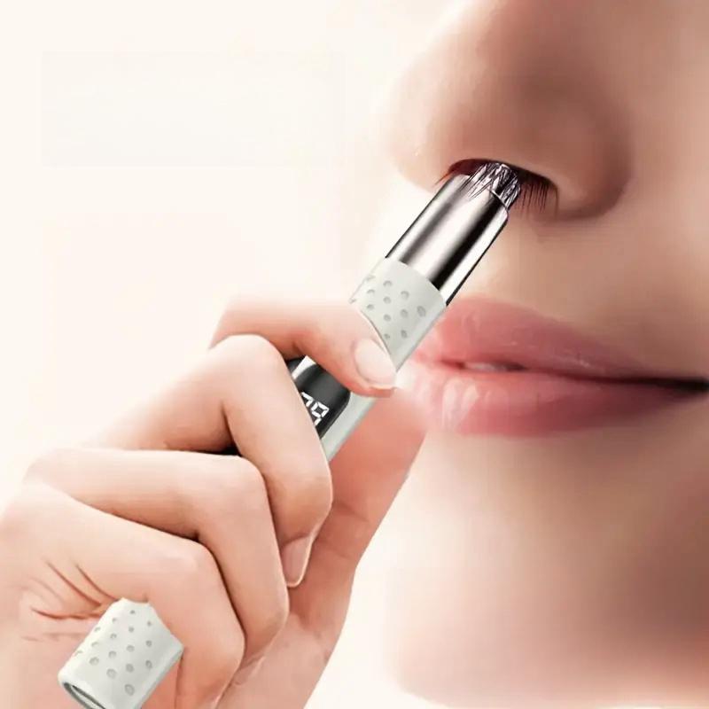 Nose Hair Trimmer, Portable Electric Nose Hair Trimmer for Men and Women, No Hair Pulling, No Pain, Stylish and Simple, USB Rechargeable, Suitable for Nose, Eyebrow and Ear Hair Trimming, Facial Hair Trimmer, Hair Removal Solution