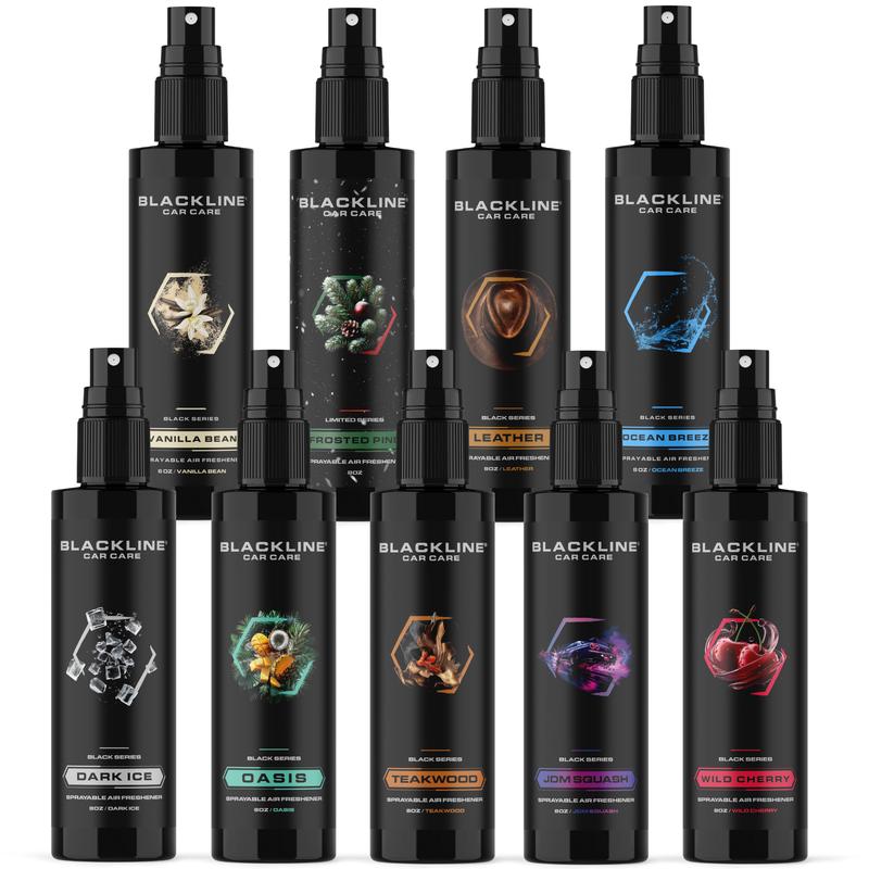 BLACKLINE 8oz Air Freshener -Daily Use Interior Car Air Freshener Premium Scent Spray Lasts 1-2 Days Safe Non Toxic Car Fragrance