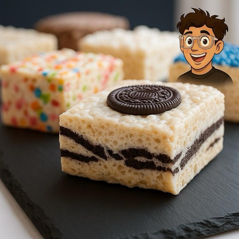 Gourmet Marshmallow Rice Crispy Treats | Fresh Handmade Dessert Bars | Cookies & Cream, Birthday Cake, Fruity Pebbles