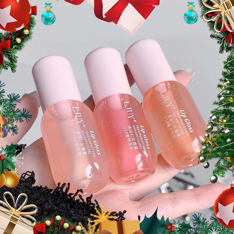 3 Counts/4counts Lip Oil Moisturizing Glossy Transparent Lip Honey Fades Fine Lines Affordable Unisex Lip Balm for Students