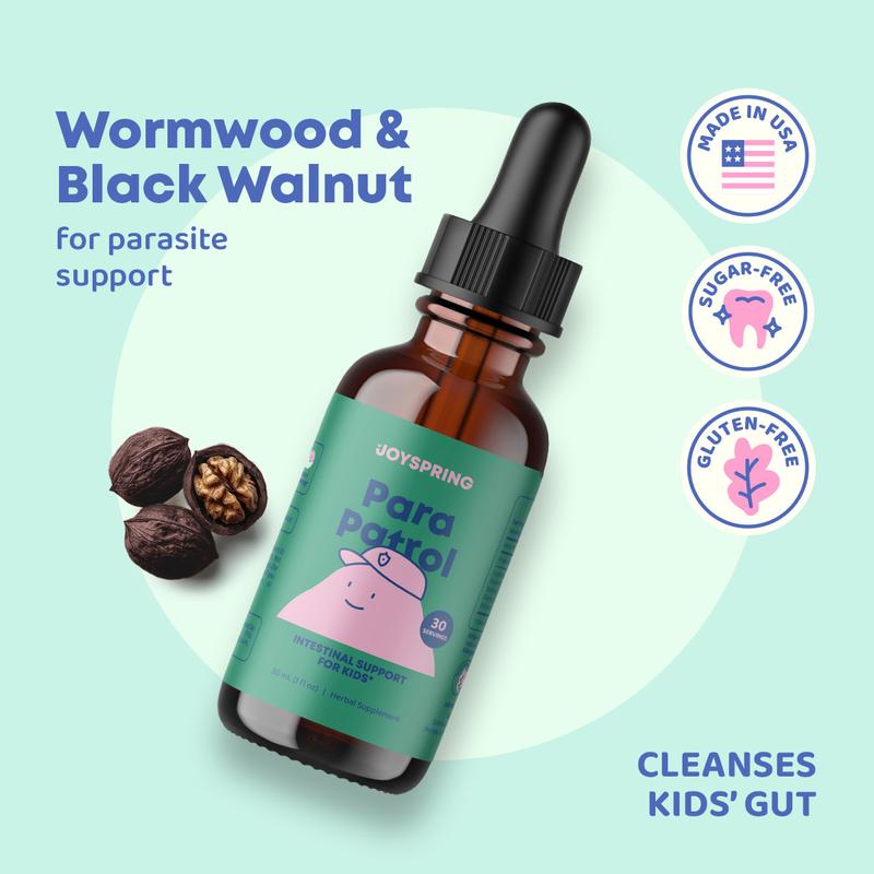 JoySpring Para Patrol Plant-Based Liquid Cleanse â Digestive Regularity Support for a Healthy Gut, Wellness Balance Supplement