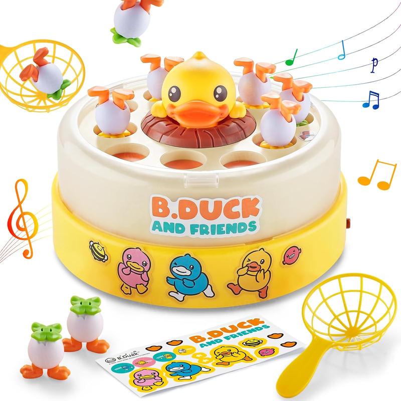 B.Duck Games, Bounce and Catch Duck Board Games, Duck Game Toys for Birthday Gifts