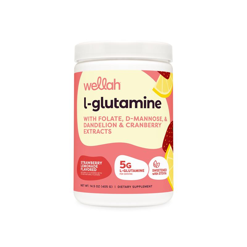Wellah L-Glutamine | Essential Amino Acid Supplement | 5g L-Glutamine Per Serving |Â  50 Servings | tiktok shop deals | gym essentials women | supplements for women | nurse essentials | Glutamine for Woman | Gut Health