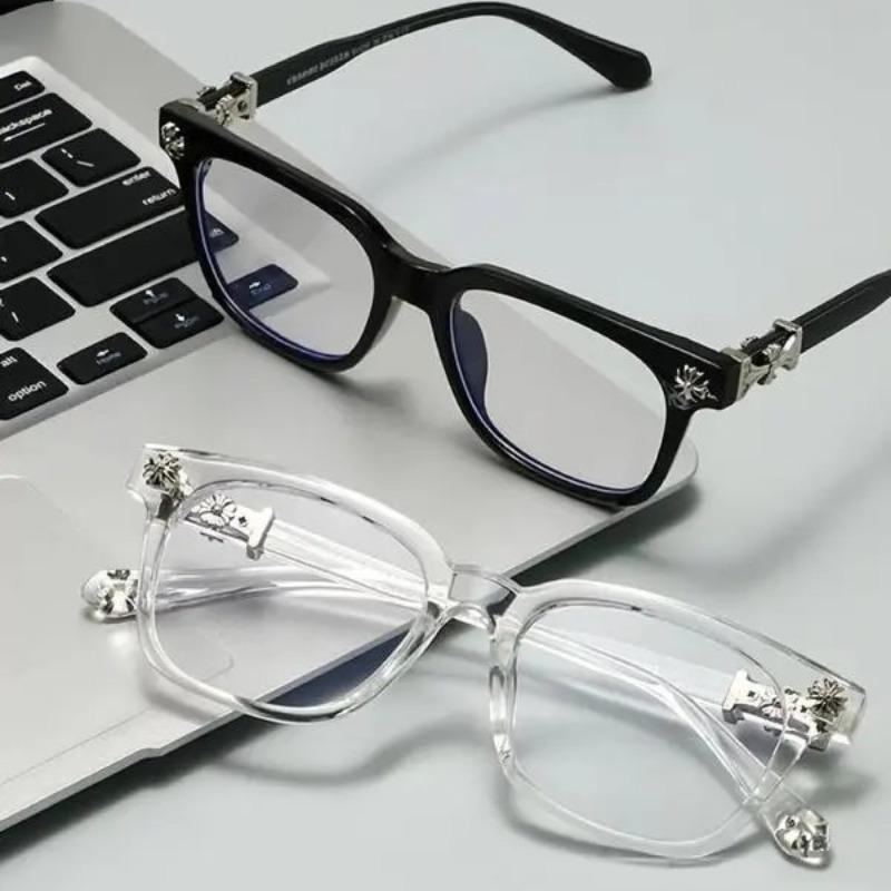Classic Flat-Lens Glasses, Elegant High-IQ Style, Unisex Durable Ultra-Light Frame, Suitable for Work & Daily Use