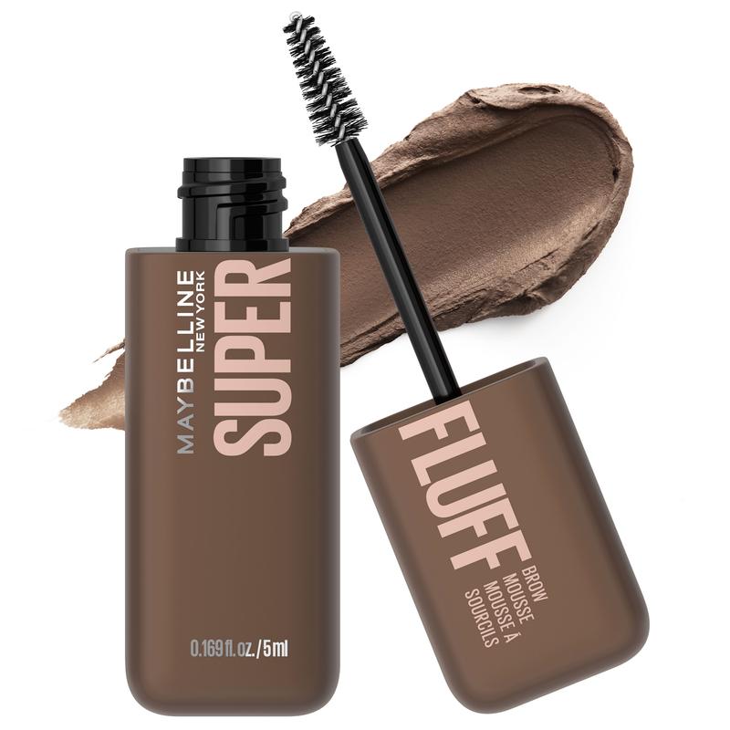 SuperfluffÂ Eyebrow Volumizing Mousse, BuildableÂ Soft & Full brows, All-day Wear, Flake Resistant, Maybelline New York