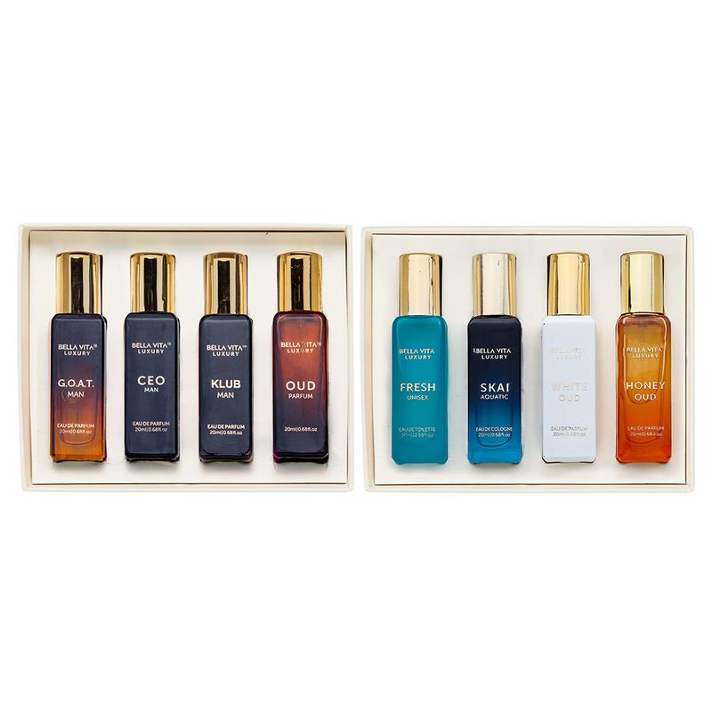 Bellavita Luxury Him N More Gift Set | Men’s Perfume Combo | Fresh, Spicy & Woody Fragrances | Men's Gift Set & Unisex Gift Set | Long-Lasting Eau De Parfum Collection | Romantic Gift for Him | Vegan & Cruelty-Free