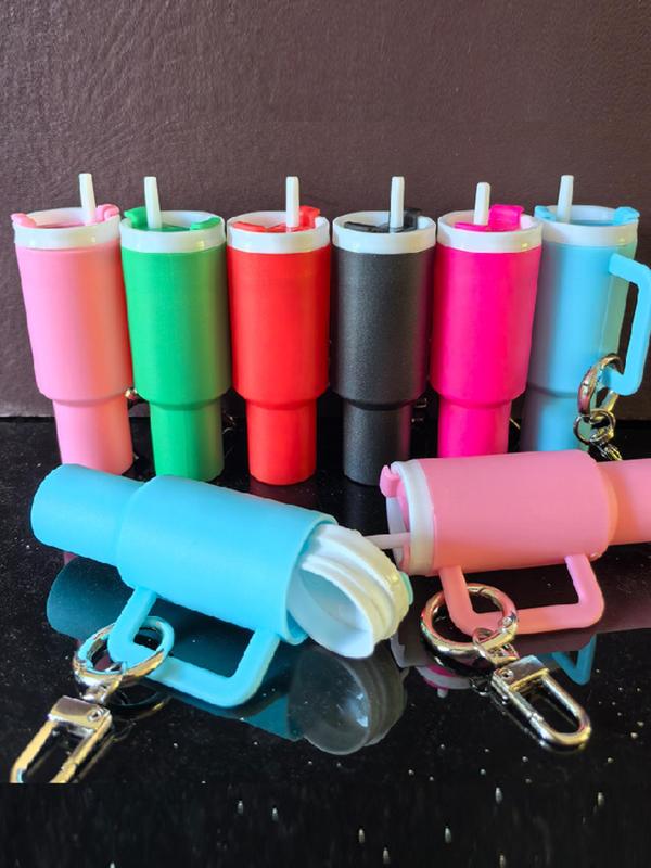 New Style Ice Cup Design Keychain, Fashionable Keychain for Women & Men, Trendy All-match & Exquisite Keychain for Birthday Gift, Keychain for Car, Girlfriend Gifts