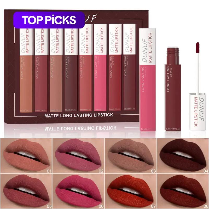 High-Value Matte Lip Gloss Set, Liquid Makeup Gift, Multi-Pack, Non-Flammable, Ca Prop 65 Compliant, Notified Via Scpn/cpnp