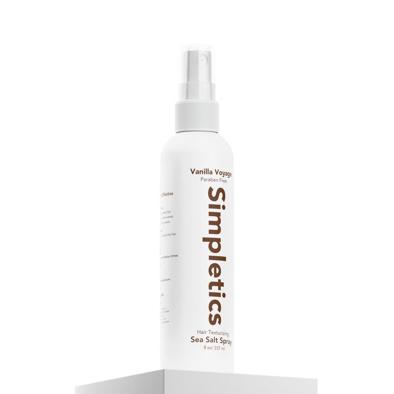 Himalayan Sea Salt Spray for Straight & Wavy Hair - All Natural, 5 Ingredient, Texturizing & Volumizing Product - Adds Volume, Texture & Beach Look to Men & Women with a Matte Finish