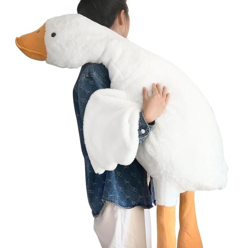 Cute Goose Design Plush Toy, Soft Stuffed Animal Plushie, Soft Adorable Stuffed, Stuffed Toys for Kids and Adults, Lovely Pillow, Huggable Plushie, Birthday Gifts for Children, Soft Cuddly Gift