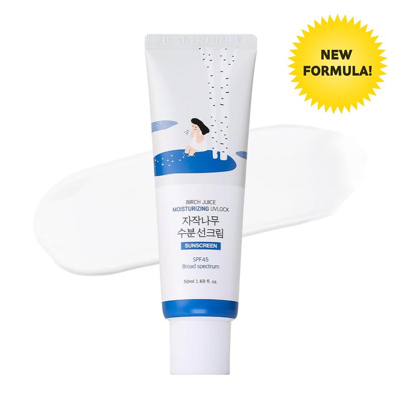 Round Lab - Birch Juice Moisturizing UVLOCK Sunscreen SPF 45 Broad Spectrum 50ml