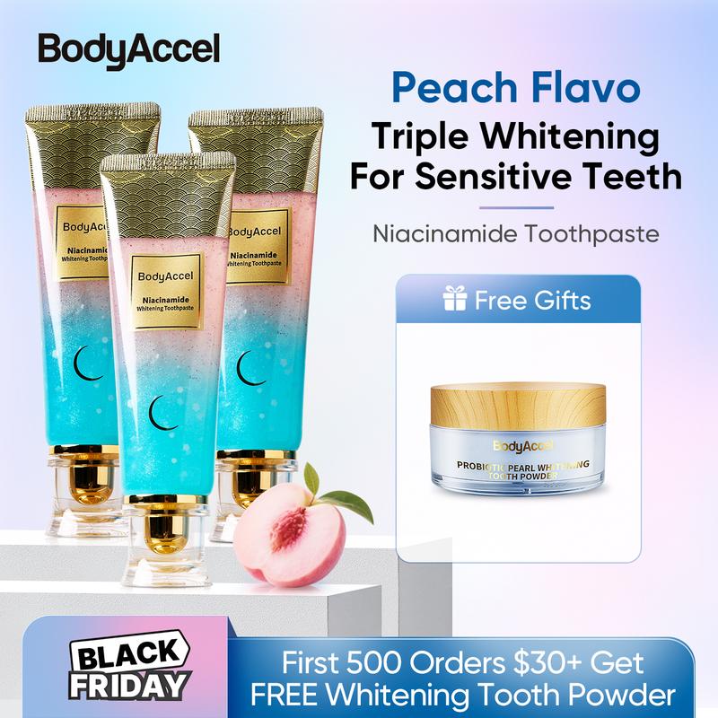 【BodyAccel】Niacinamide Whitening Teeth Toothpaste -Z