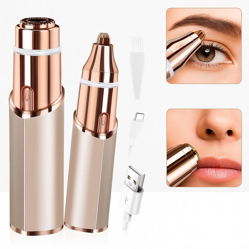 2 in 1 facial & eyebrow hair trimmer,Electric Eyebrow Trimmer, Lip Facial Body Hair Removal Tool, Facial Hair Care Tool, Electric Shaver Women, Eyebrow, Epilator Hair Remover   mothersdaygift