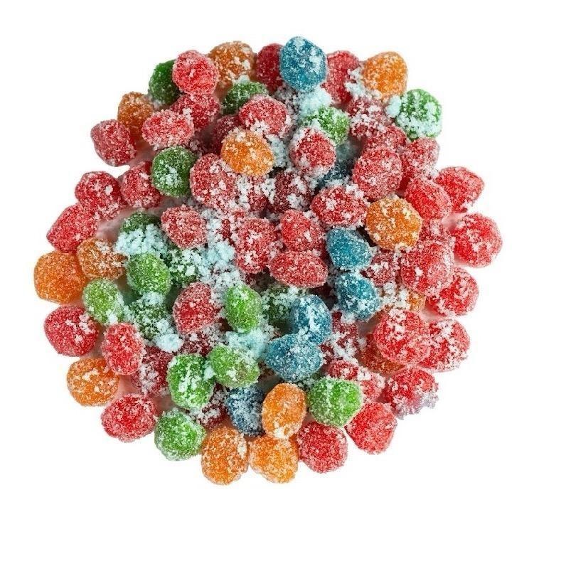 Mama V's Extreme Sour Blue Raspberry Blasts TikTok Viral Extreme Sour MOST SOUR CANDY