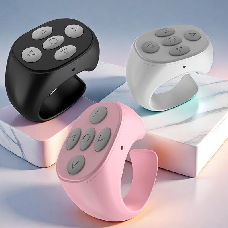 Wireless Remote Control Ring,Â Selfie Video ControllerÂ for Phone, Automatic Page Turner for Various APP,Â Selfie Accessories