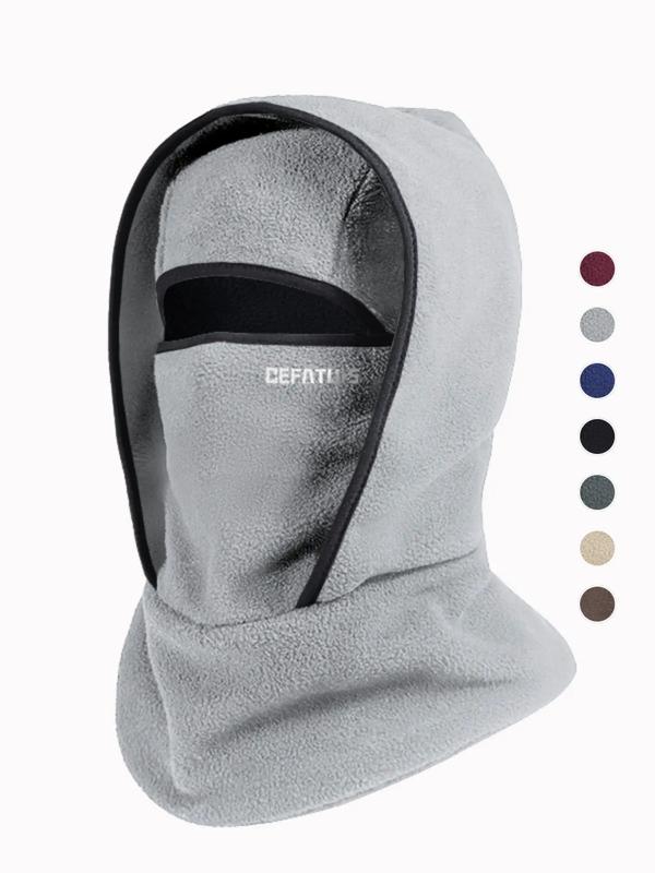 Defatu S Winter Warm All-In-One Hat Scarf Ear Cover Full Balaclava Soft Comfort Outdoor Windproof Neck Warmer Windproof Face Mask Thermal Ski Mask for Men Women Motorcycle Skiing Fishing