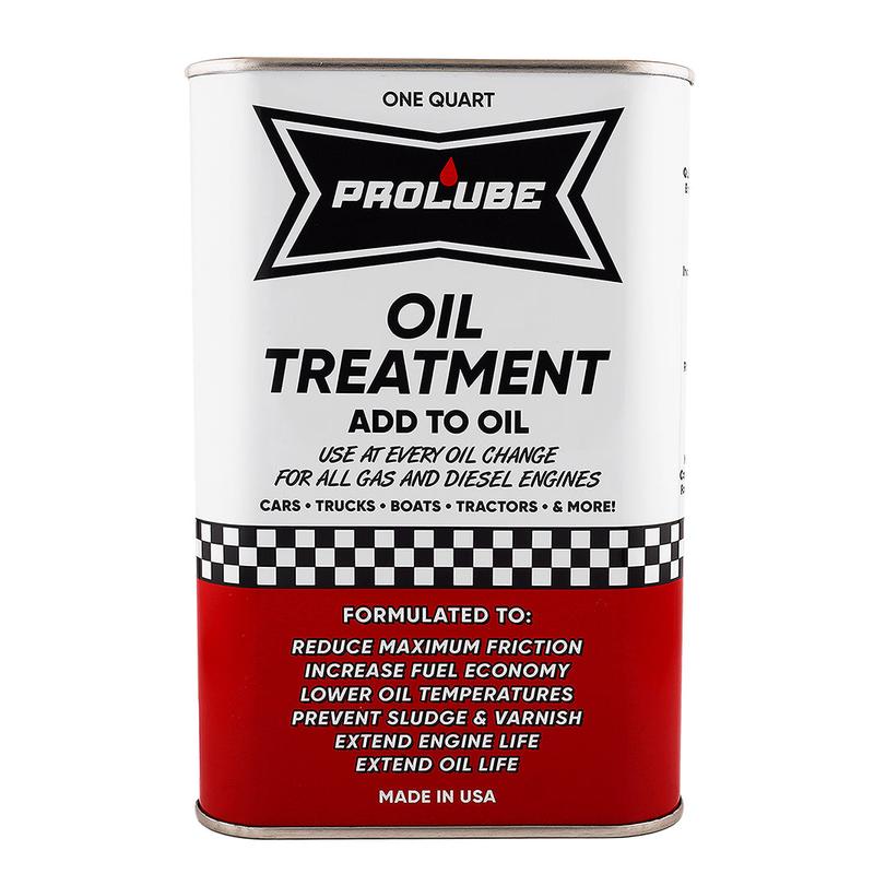 Prolube Oil Treatment - Reduces Friction & Increases Fuel Economy - Made in USA - For Racing Cars Trucks Boats Semis