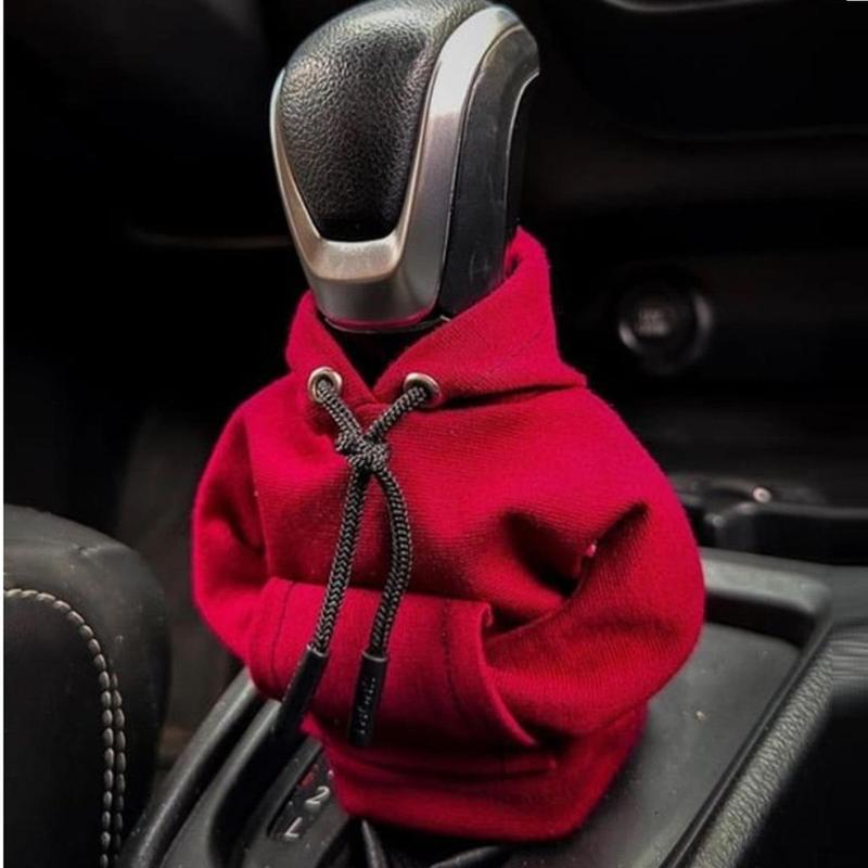 Hoodie Shaped Car Gear Shifter Cover, Shift Lever Cover, Cute Mini Automotive Interior Gadgets, Car Accessories, Car Interior Kit, Vehicle