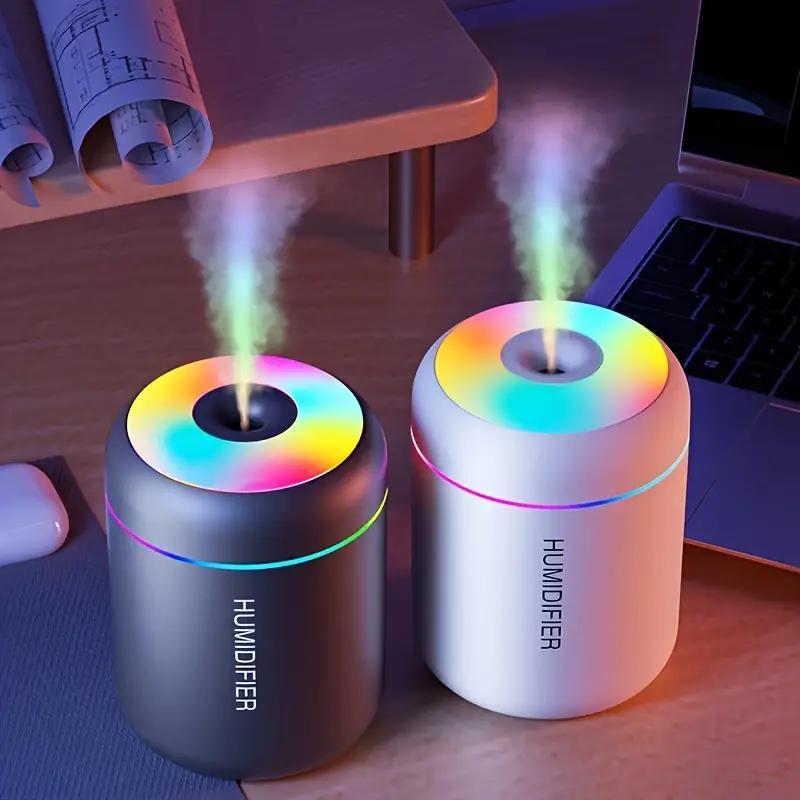 Mini Aroma Diffuser with LED Light, USB Powered Cool Mist Air Humidifier, Portable Aroma Diffuser for Car, Office, Bedroom, Travel and Back to School, Desktop Humidifier Purifiers, Anxiety Relief Products Essential Diffuser	Scent Humidifier	Home Diffuser