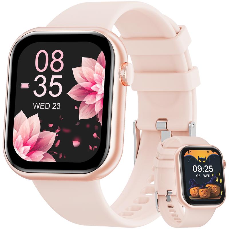 Multifunctional Men's and Women's Smartwatch, Calling Smart Watch, 1.85‑inch Smart Watch that Supports Answering and Making Calls, 100+ Sports Modes and Message Reminders, IP67 Waterproof for Android and iPhone, Ideal Gift