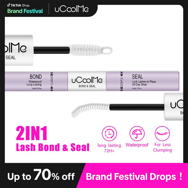 uCoolMe Lashes 2IN1 Bond & Seal Upgrade for Perfect Makeup Look springtok