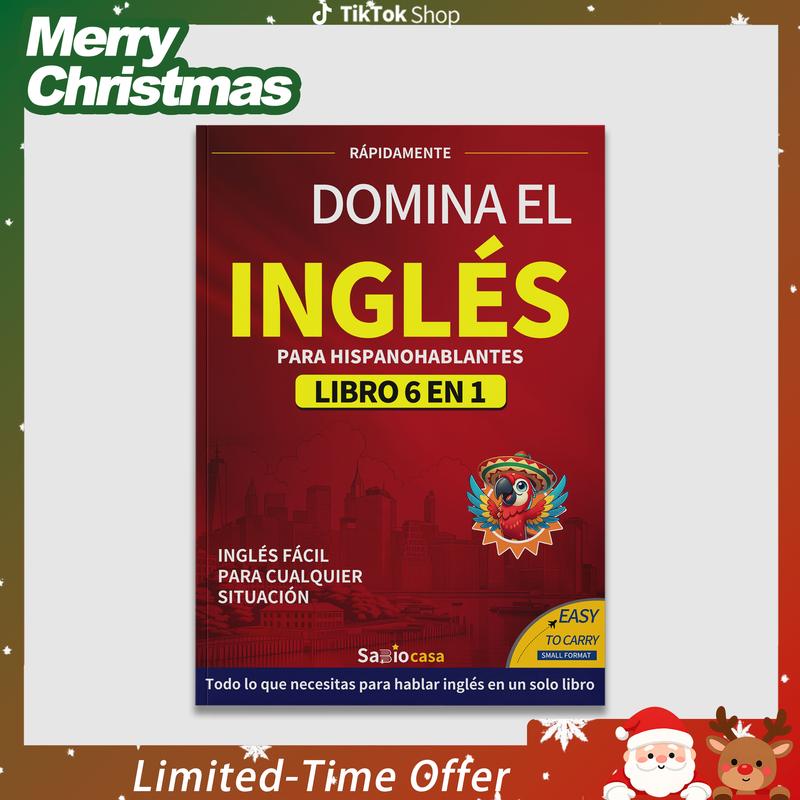2026 Edition Professional ,Dominate English 6 Books in 1 with Audio for Spanish Speakers A Powerful Learning System for Beginners and Real Life Communication (Spanish Edition),Learn Anytime Anywhere,Spanish Speaker,Listening Practice