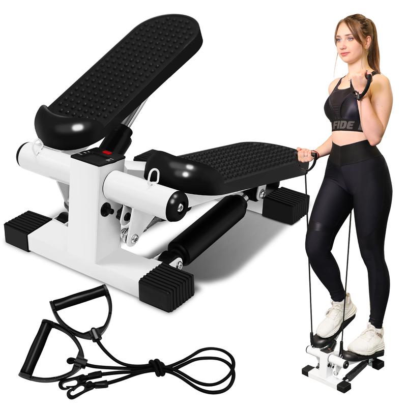 ZenActive Upgraded Version Mini Stepper Health & Fitness For Home Exercise  Step Cardio Equipment with Digital Monitor