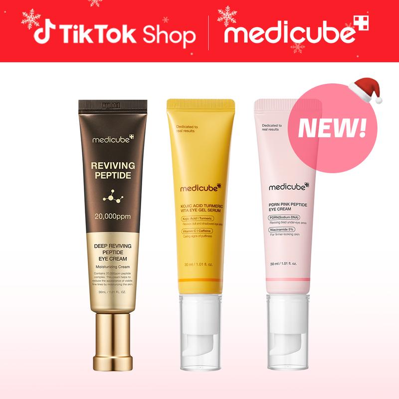 [NEW] [medicube] Mix & Match Eye Serum Set | Brightening, Elasticity & Puffiness Care for Smooth, Radiant & Youthful-Looking Eyes | Korean Skincare, K-Beauty