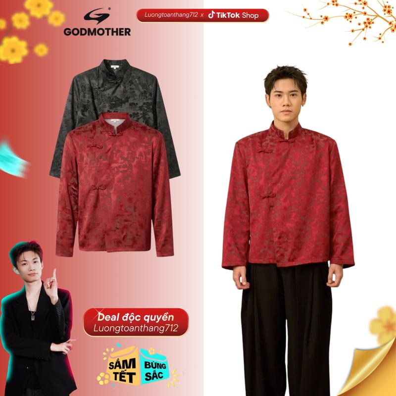 [GODMOTHER x luongtoanthang712] Áo Gấm Minh Viễn Áo Dài Cách Tân GODMOTHER BST TẾT 2026