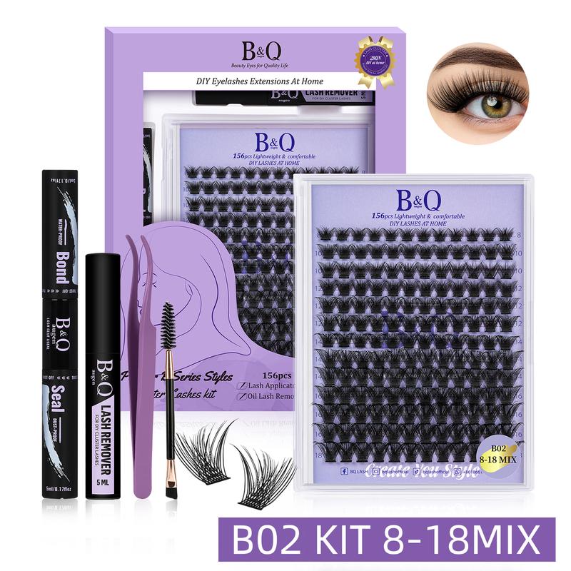 B&Q Classic Cateye Kit l B02,B03,B05 B19 B37 Lash kit,DIY Cateye Eyelashes Extension at Home Makeup Cosmetic #SummerVibes outdoorfun