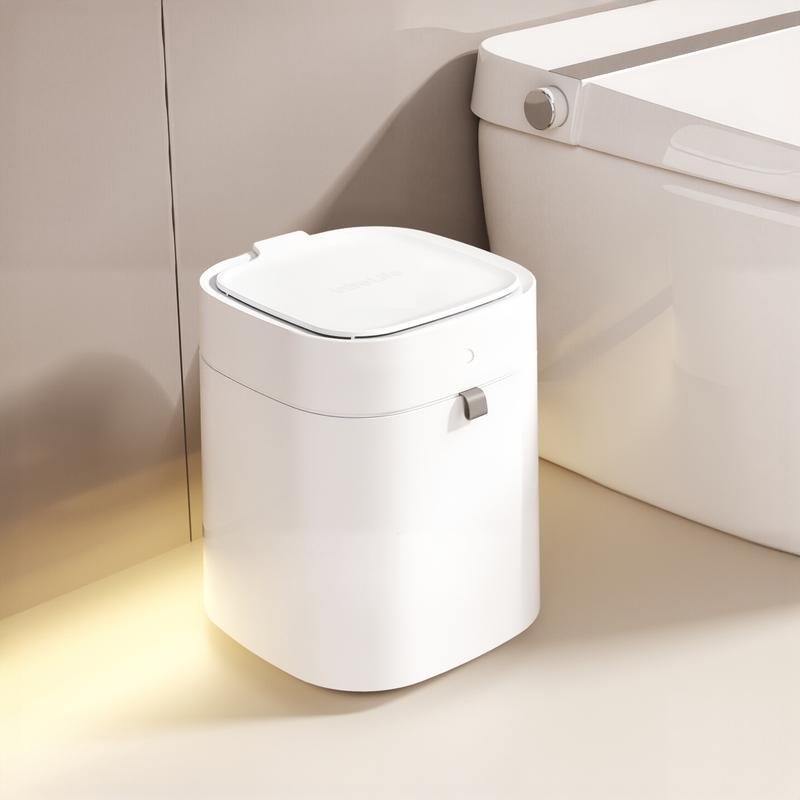 IntreLife 3.5 Gallon Smart Trash Can – Automatic Bag Sealing & Replacement, Motion Sensor Lid, Hands-Free Odor-Blocking Garbage Bin for Kitchen, Bathroom, Bedroom & Living Room (1 Refill Ring Included) Summervibes