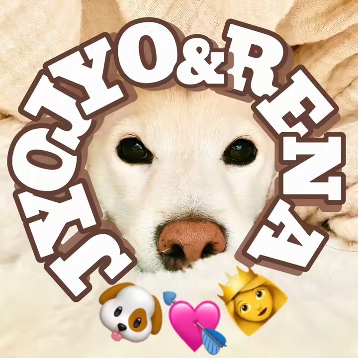 🐶豆柴ジョジョ丸とレナ👸