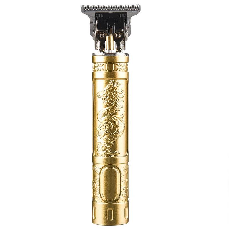 Christmas Gift, Multi-functional Portable Rechargeable Razor, 1 Piece Xmas Electric Hair Edge Control Clipper Beard Shaver, Household Beard Trimmer Mustard Shaver Haircut Machine,  Washable Blades for New Year Gift