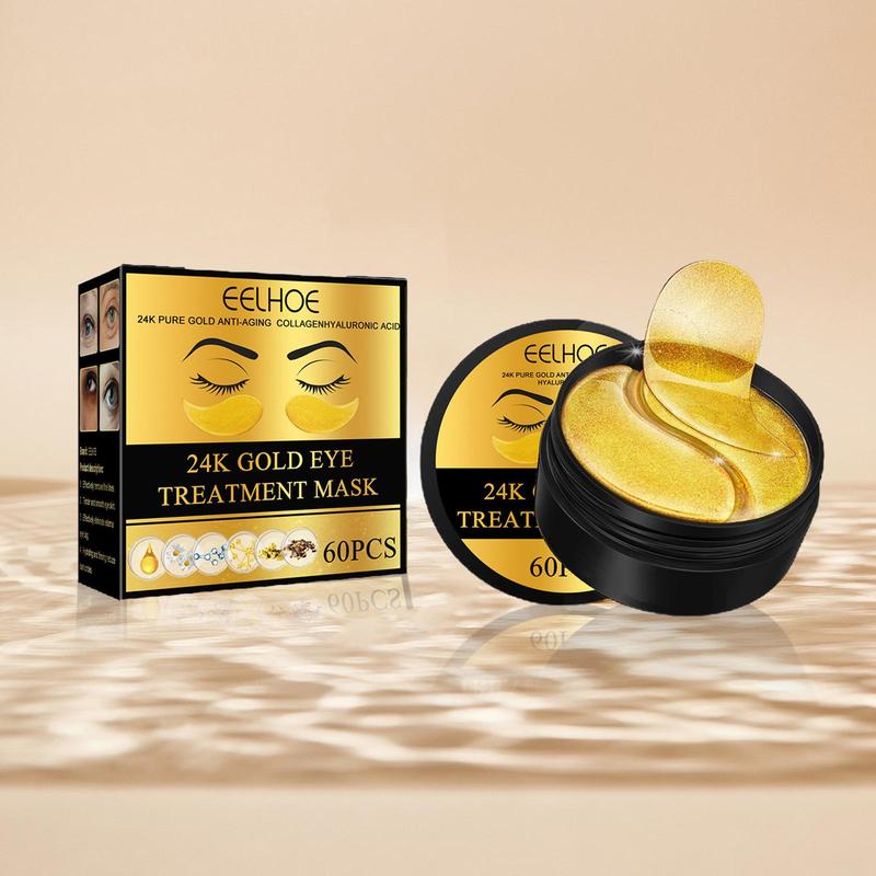 EELHOE Eye Mask Eye Patch Moisturizing, Hyaluronic Acid, Brightening, Firming Light Lines, Dark Circles and Correcting Fine Lines, Christmas Gift for Daily Use
