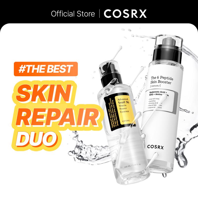 [COSRX Official] Skin Repair Duo | 6 PEPTIDES & SNAIL MUCIN FORTIFY & NOURISH SKIN  | ULTIMATE SOLUTION CREAM NOURISHES, MOISTURIZES & REPAIRS DAMAGED SKIN