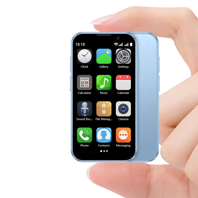 SOYES Mini Smartphone 3.0" HD Touchscreen Kids' Toy Cellphone GPS Portable Lightweight Android System Capabilities 3MP+5MP Dual Camera Setup Perfect Gift for Kids Learning Tool 1000mAh notes to use 5V/1A adapters only 2.4GHz WiFi supported, NO SIM Support