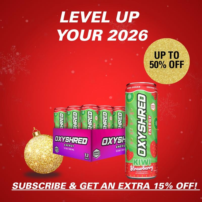 EHPlabs OxyShred Energy Drink | Ready-to-Drink RTD | On-The-Go Energy & Focus Support | Daily Performance Routine | Zero Sugar | Better For You Energy Drink | 12 Pack