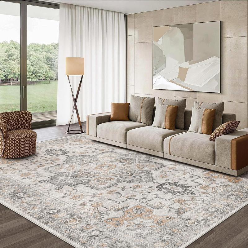 ãMother's DayãGENIMO Mother's Gift Non Slip Area Rug for Living Room, Entryway, Bedroom, Kitchen and Corridor - Lightweight Mat, Machine Washable Low Pile Rugs