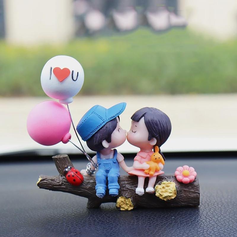 Cartoon Couple Design Car Decoration, Creative Car Interior Decoration, Automotive Ornaments, Fashion Car Accessories for Women & Men, Car Stuff, Car Decor for Girls, Teenage Girl Gifts,summer sale,mid year sale,restock,DFYD,deals for you day summerwins
